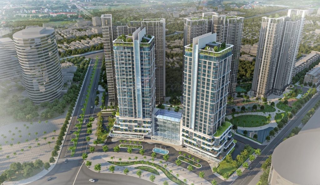 Phối cảnh ngoài tòa nhà Imperia The Regent - MIK Bắc
